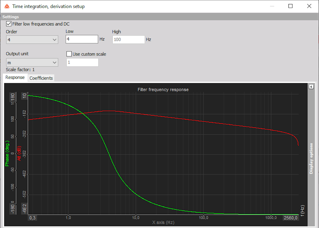 Displacement filter