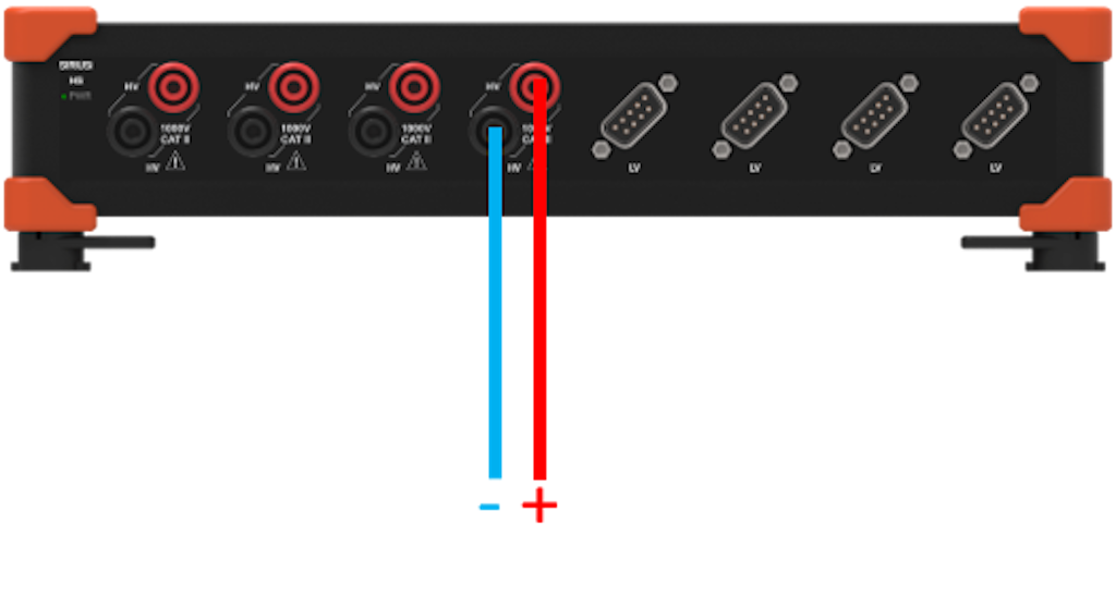 Single-phase voltage connection to a Sirius 4xHV 4xLV