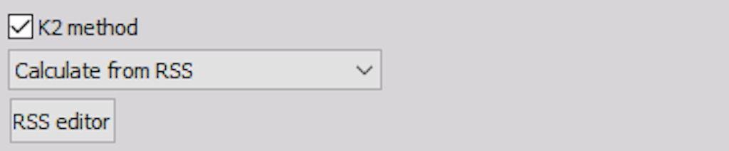 Calculate from RSS