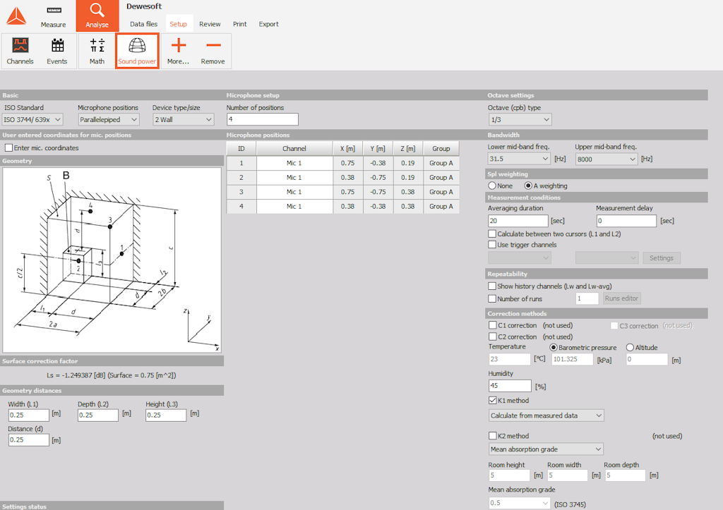 Set up the Sound Power Plugin