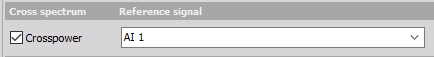 Settings for Cross-power output spectra. Settings for Cross-power output spectra.