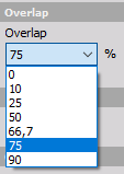 FFT time block Overlap settings FFT time block Overlap settings