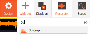 Adding a new 3D graph widget Adding a new 3D graph widget