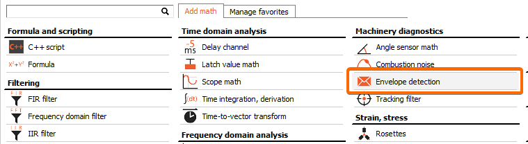Adding a new Envelope detection math Adding a new Envelope detection math