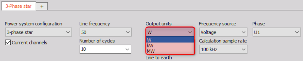Output units in the power module