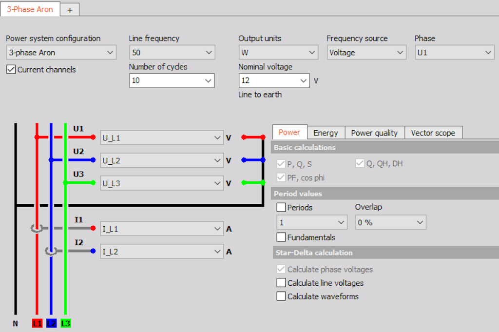 Aron connection power module setup