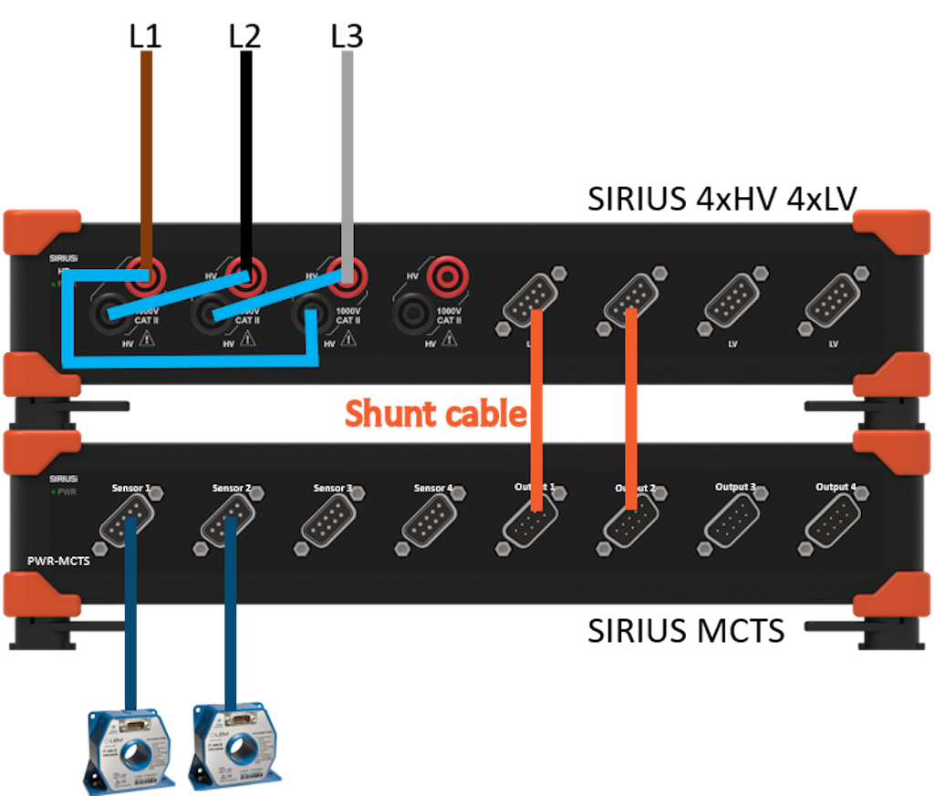 V-connection hardware setup