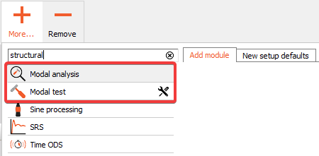 Adding Modal test and Modal Analysis modules in Dewesoft Adding Modal test and Modal Analysis modules in Dewesoft