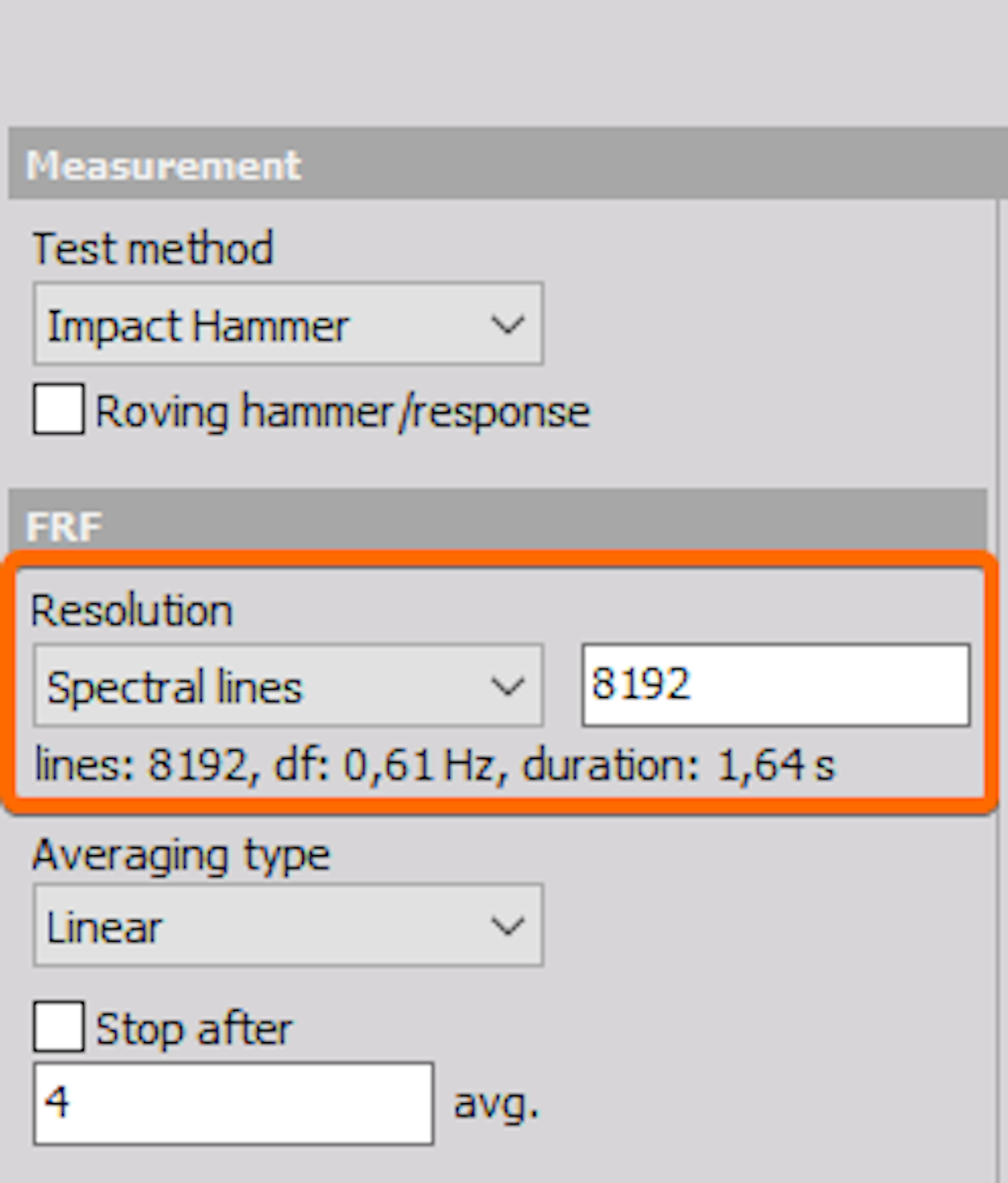 Spectral line resolution