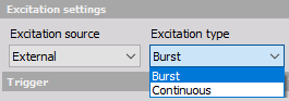 External excitation source types External excitation source types
