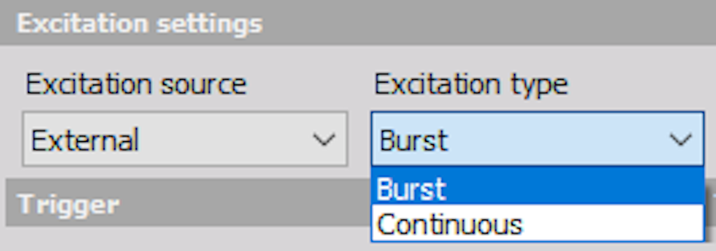 External excitation source types