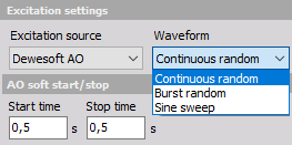 Dewesoft analog output excitation waveforms Dewesoft analog output excitation waveforms