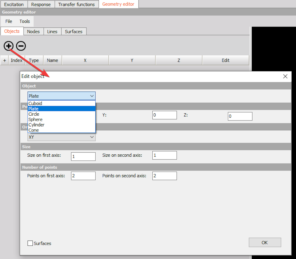 How to enter the object editor