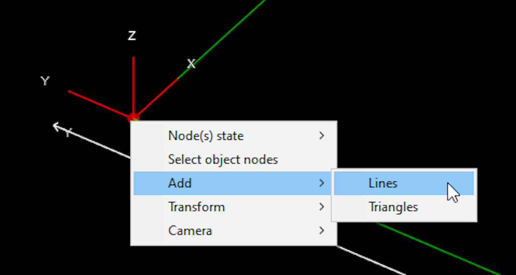 Adding lines between node points