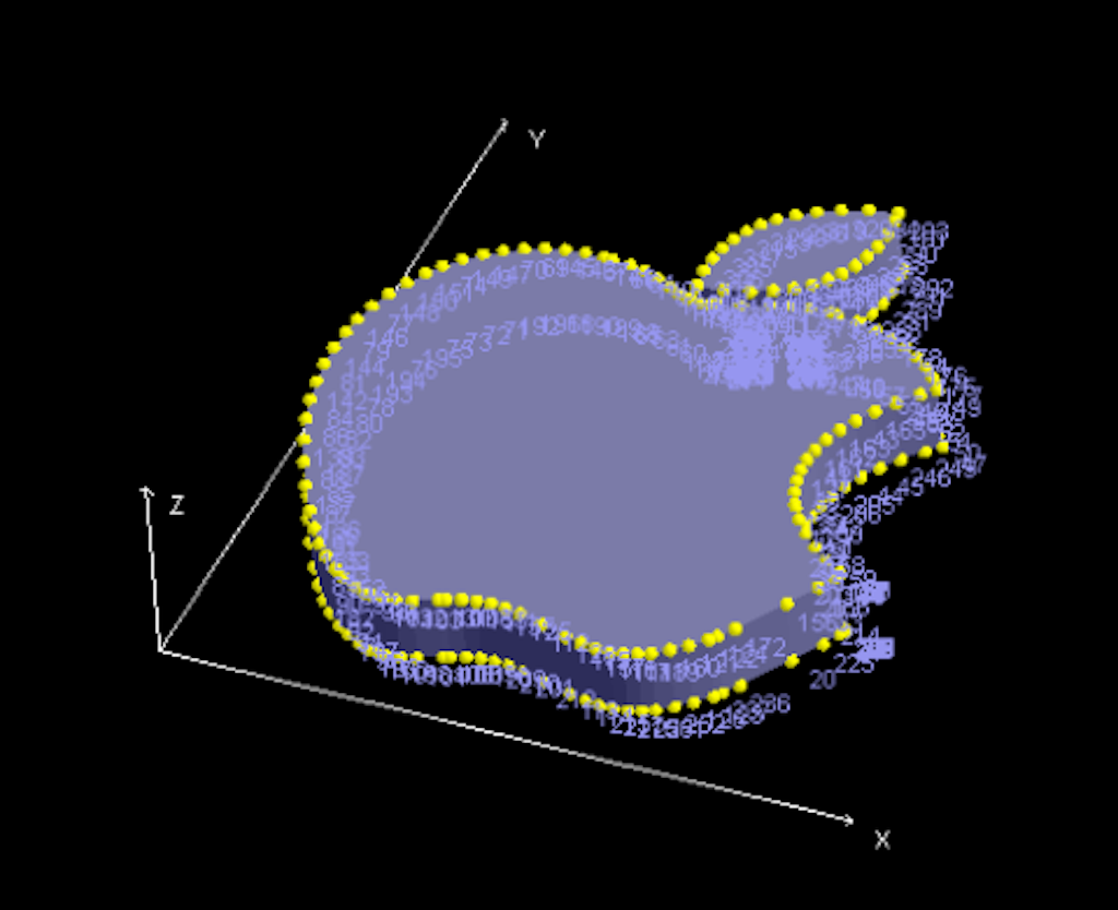Imported geometry that was converted in the GMSH UNV converter software