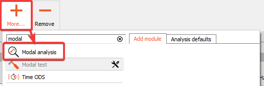Adding Modal Analysis to the current setup Adding Modal Analysis to the current setup