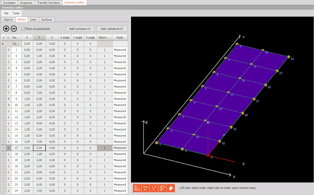 Creating the geometry of the plate