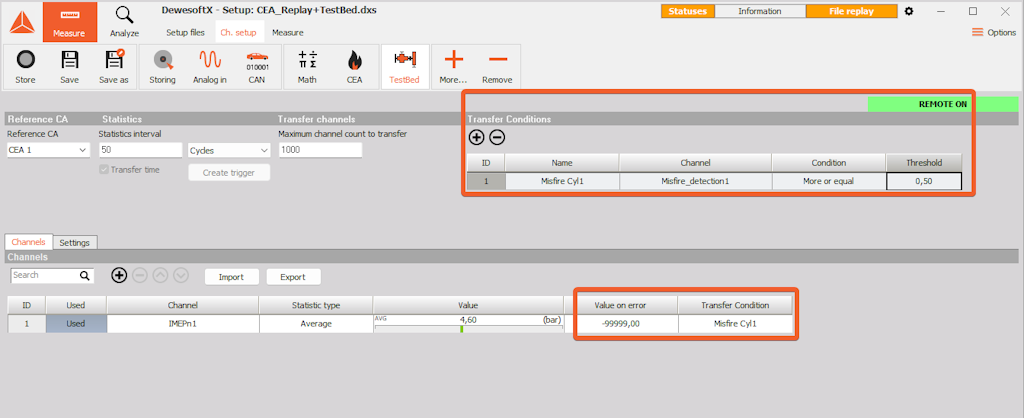 Configuración del complemento TestBed