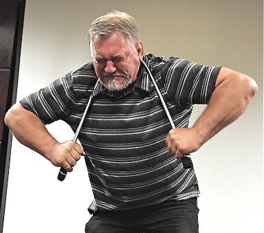 Breaking a metal rod Breaking a metal rod