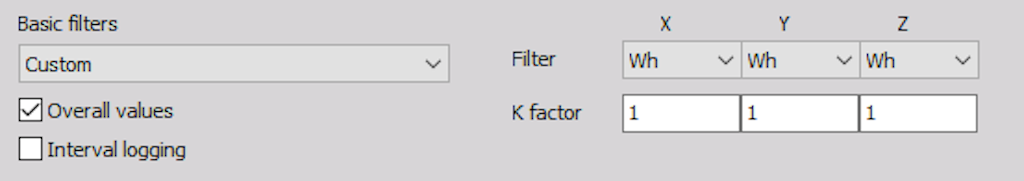 Custom filter