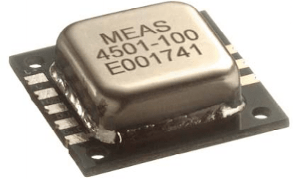 DC accelerometer for motion sickness measurement
