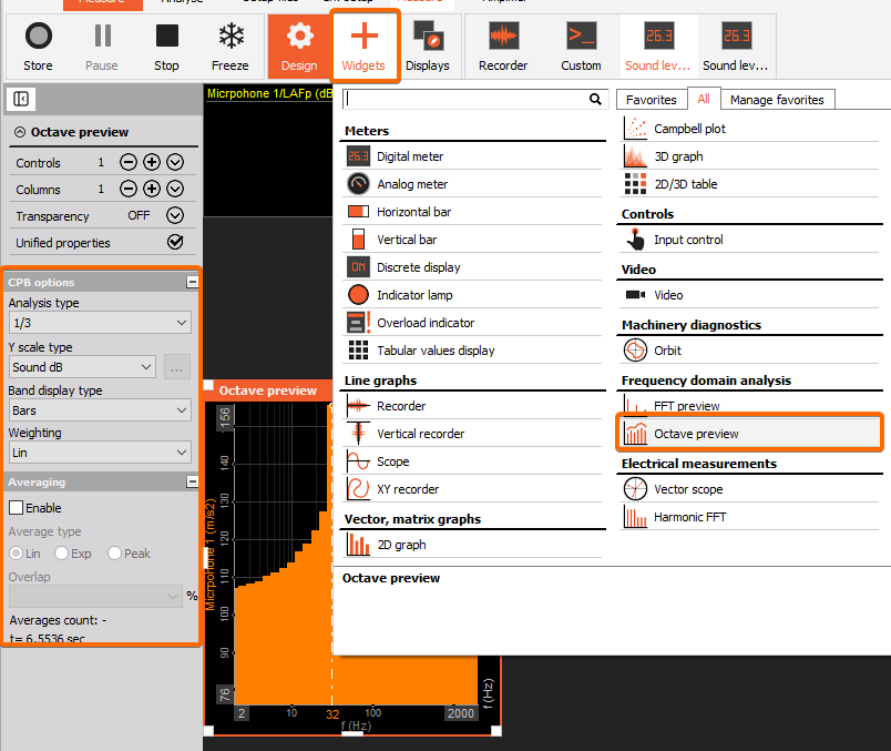Octave preview widget Octave preview widget