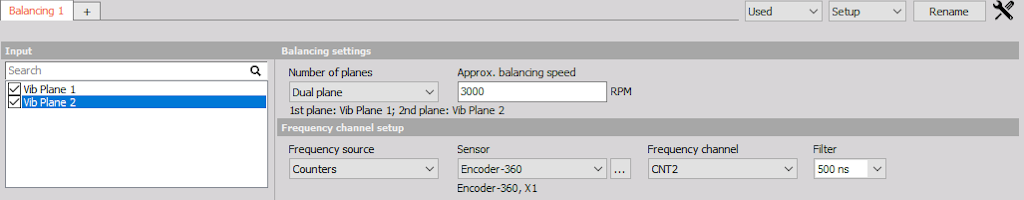 Dual-plane balancing channel setup Dual-plane balancing channel setup