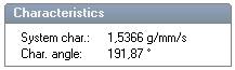 System characteristics System characteristics