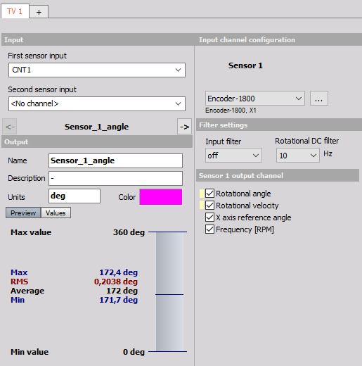 Rotational vibration setup Rotational vibration setup