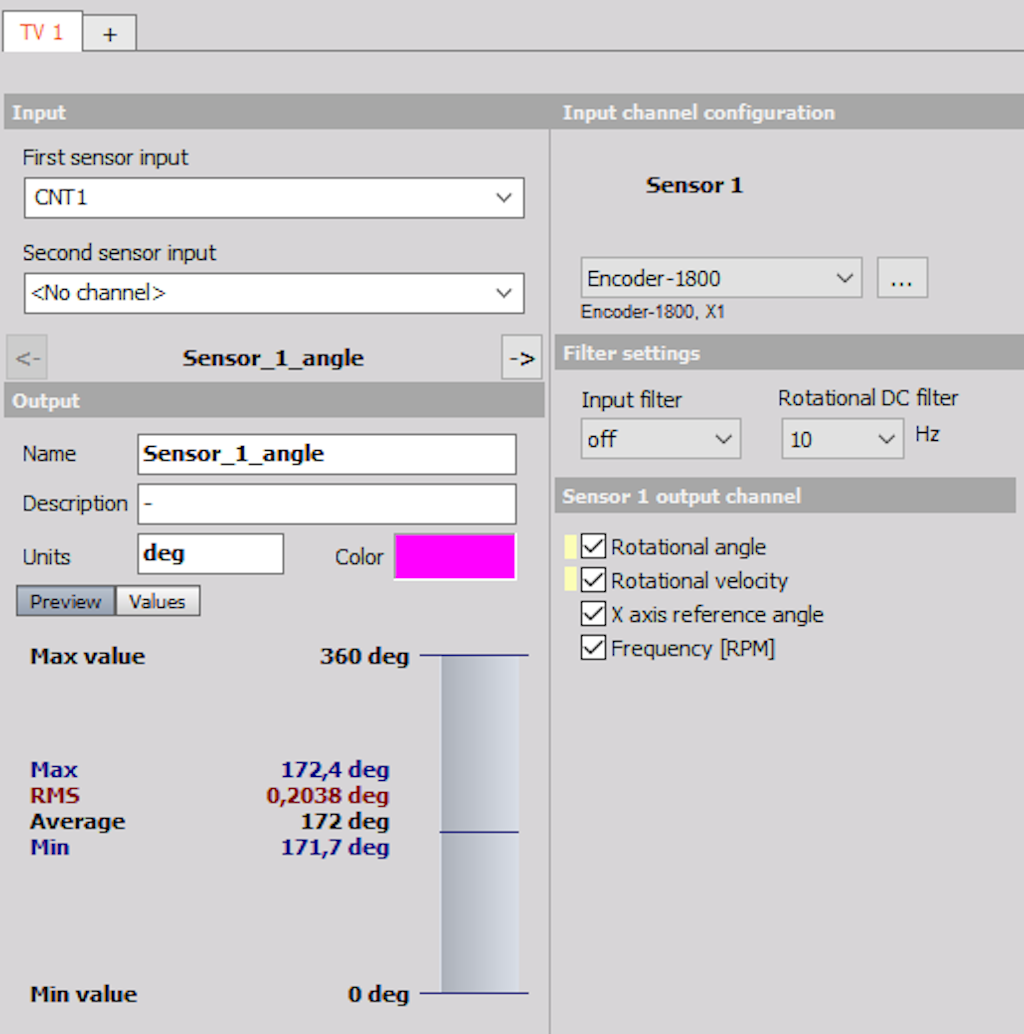 Rotational vibration setup