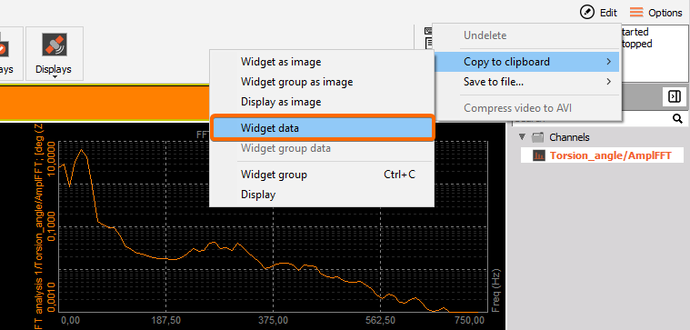 Copy the widget data to the clipboard Copy the widget data to the clipboard