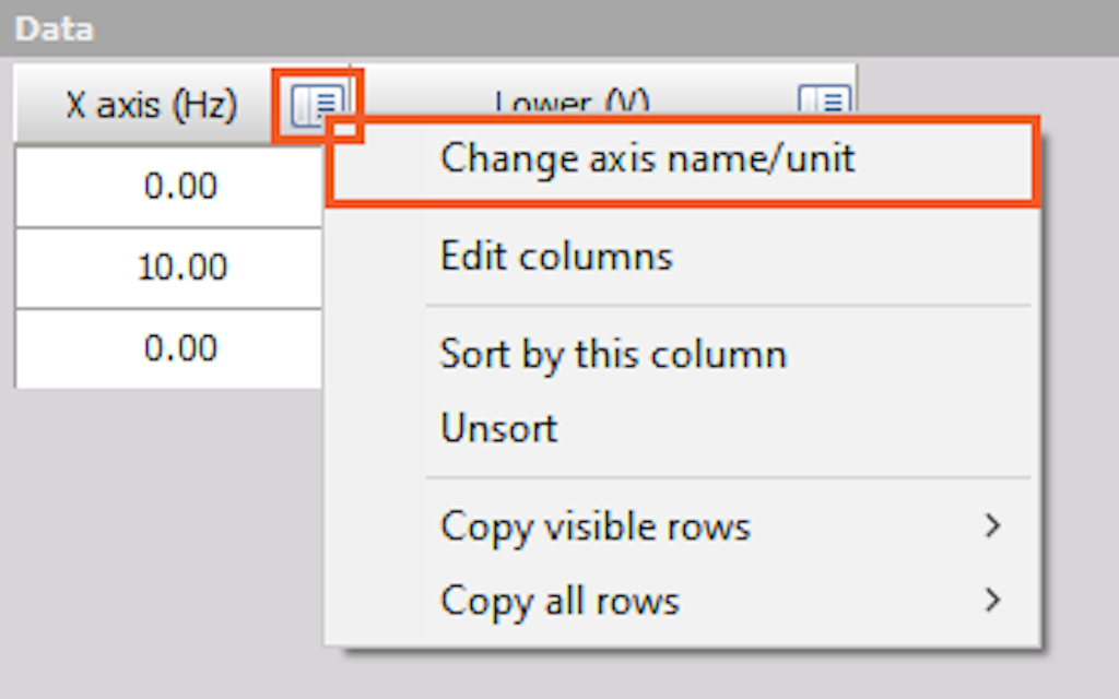 Change names