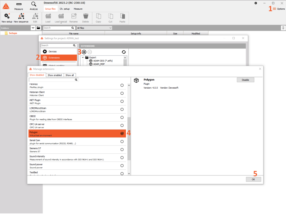 Open Settings -> Extensions -> click Plus button -> type in Polygon and enable the Polygon plugin Open Settings -> Extensions -> click Plus button -> type in Polygon and enable the Polygon plugin