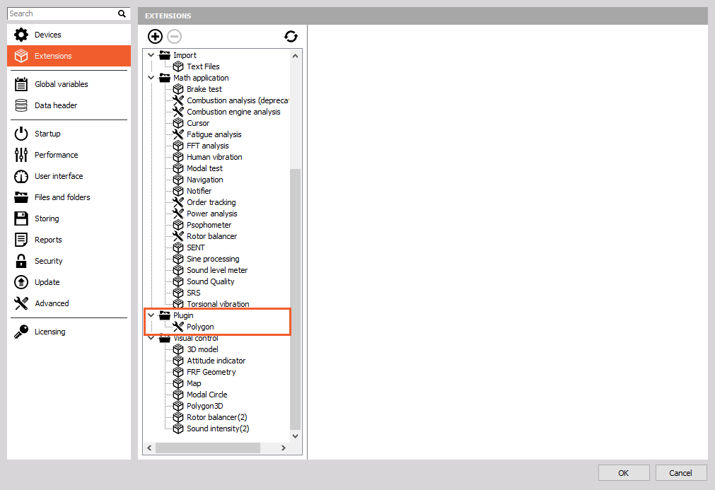 Polygon plugin is now enabled inside Dewesoft X Polygon plugin is now enabled inside Dewesoft X