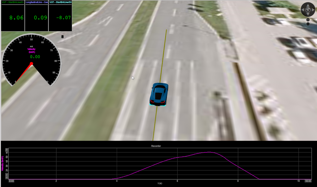 View in the measurement mode View in the measurement mode