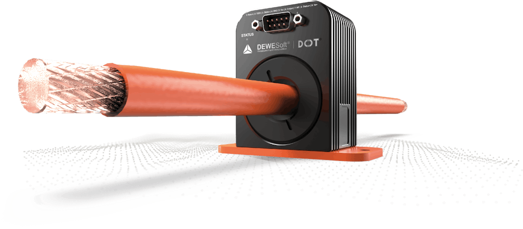 The DC-CT® current transducer from Dewesoft