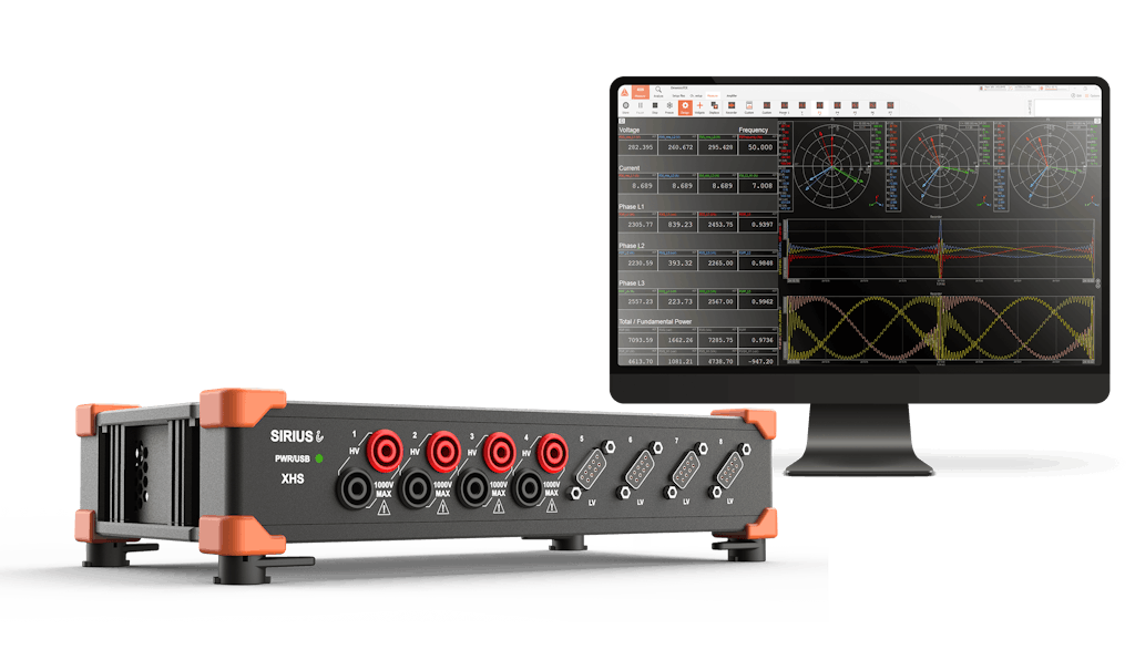 Figure 4. SIRIUS XHS high-speed power analyzer.