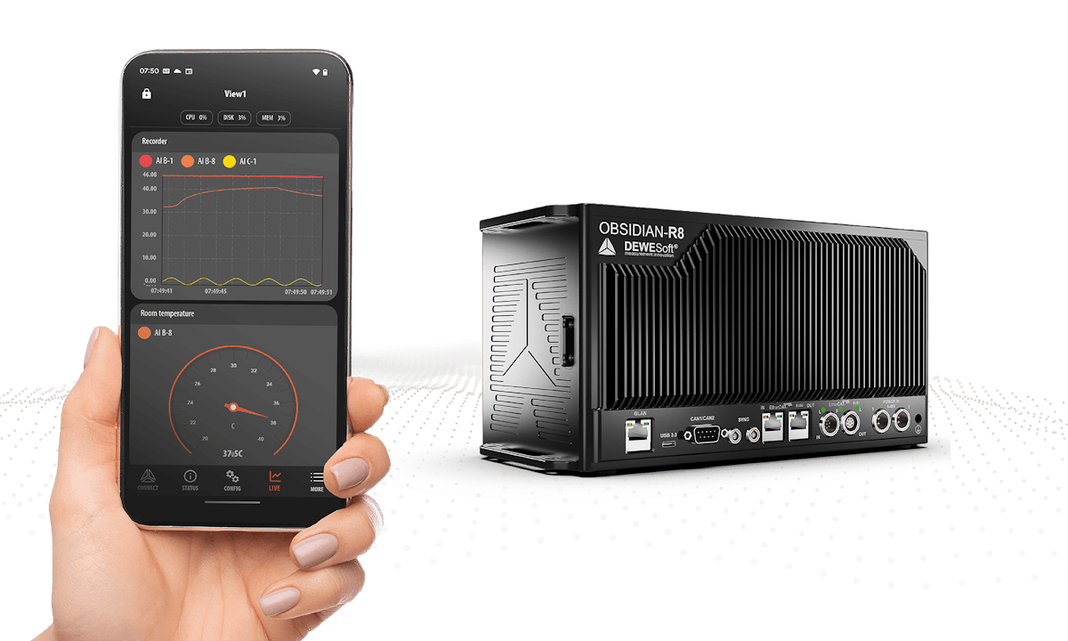 Dewesoft R2db DewesoftM | Dewesoft