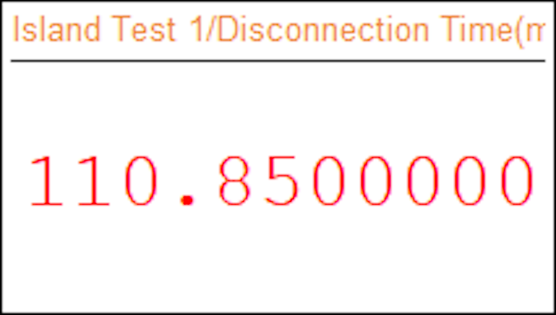 DewesoftX immediately displays the disconnection time DewesoftX immediately displays the disconnection time