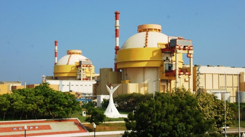 Kudankulam Nuclear zPower Plant (KKNPP) Units 1 and 2 at Kudankulam in Tamil Nadu, India.  Reetesh Chaurasia, CC BY-SA 4, via Wikimedia Commons