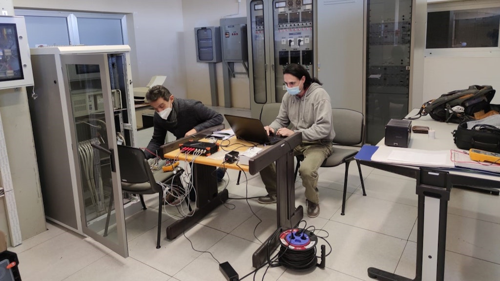 Figure 6. Recording signals from the field with Dewesoft.