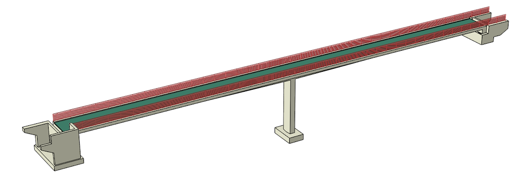 Figure 22. The research model of the bridge.