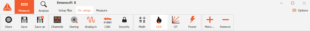 Many applications can be combined together with Combustion Engine Analyzer