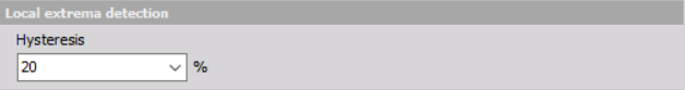 Local extreme detection Local extreme detection