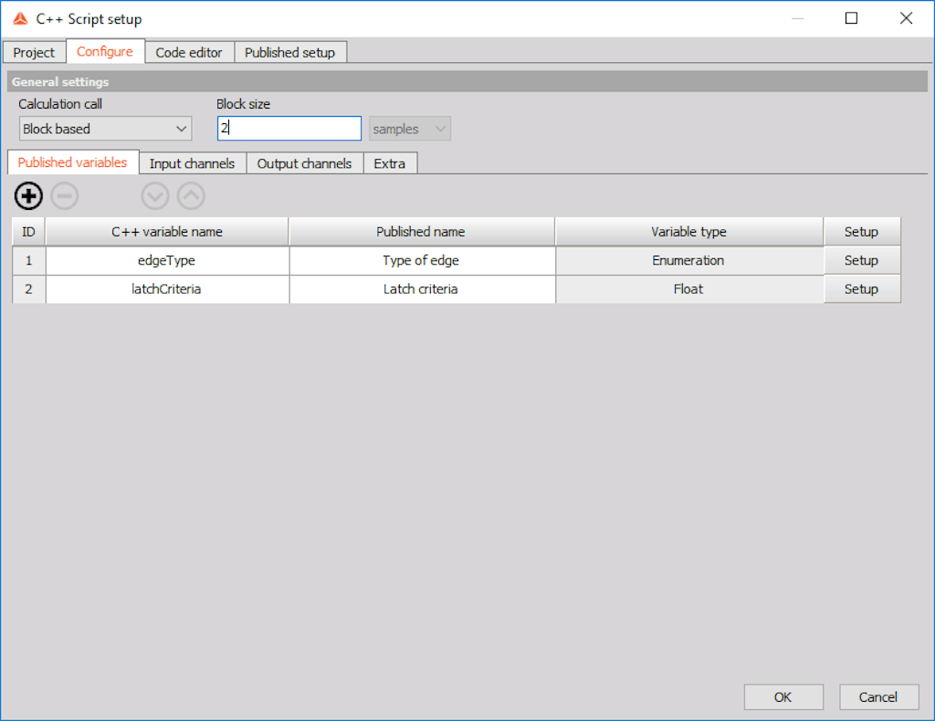 Change the calculation call in Configure tab to Block based