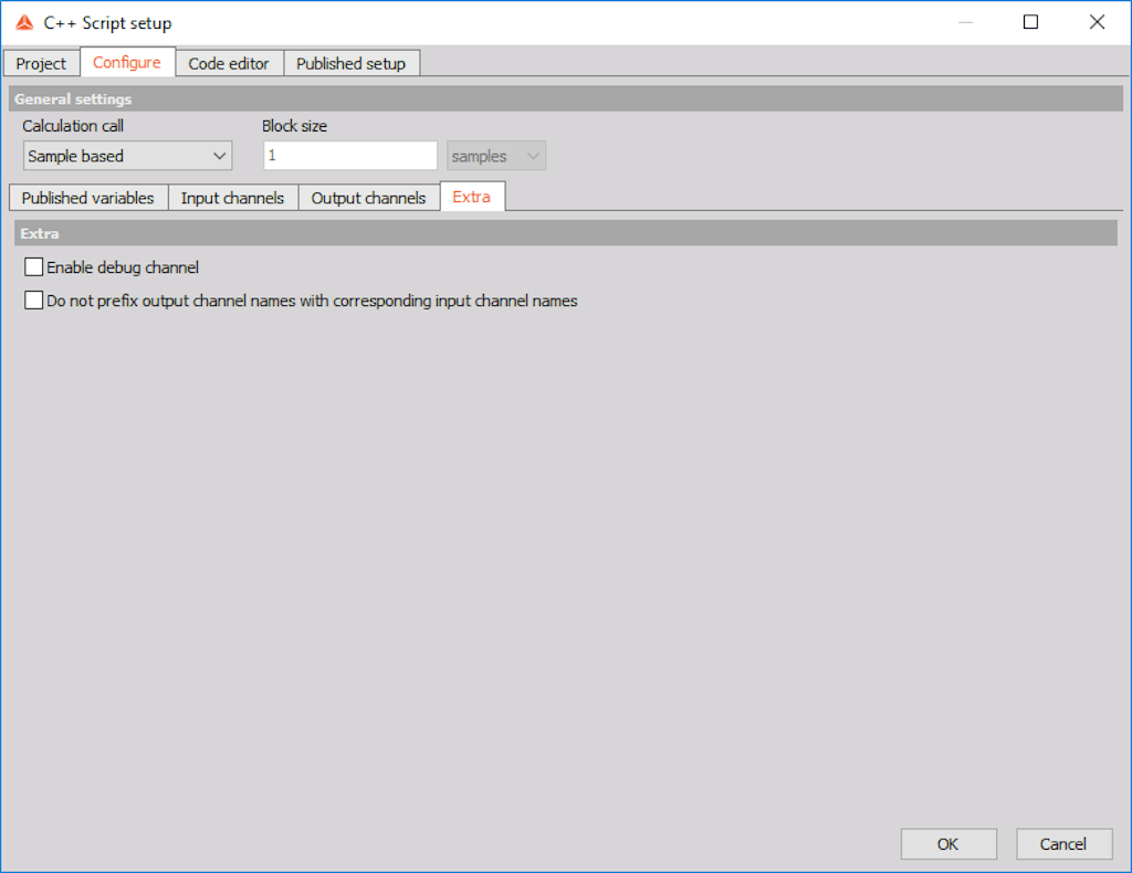 Remove the debug channel by unticking the checkbox in Configure's Extra tab
