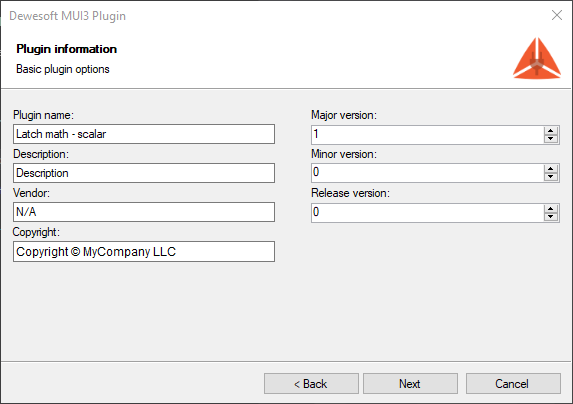 Set the Plugin information such as plugin name, its ownership, and version Set the Plugin information such as plugin name, its ownership, and version