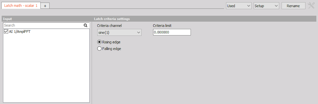 Run plugin by pressing the F5, load the created setup and try to assign the channels