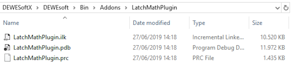To import your plugin you have to copy and paste files with .prc extension into Dewesoft's Addons folder