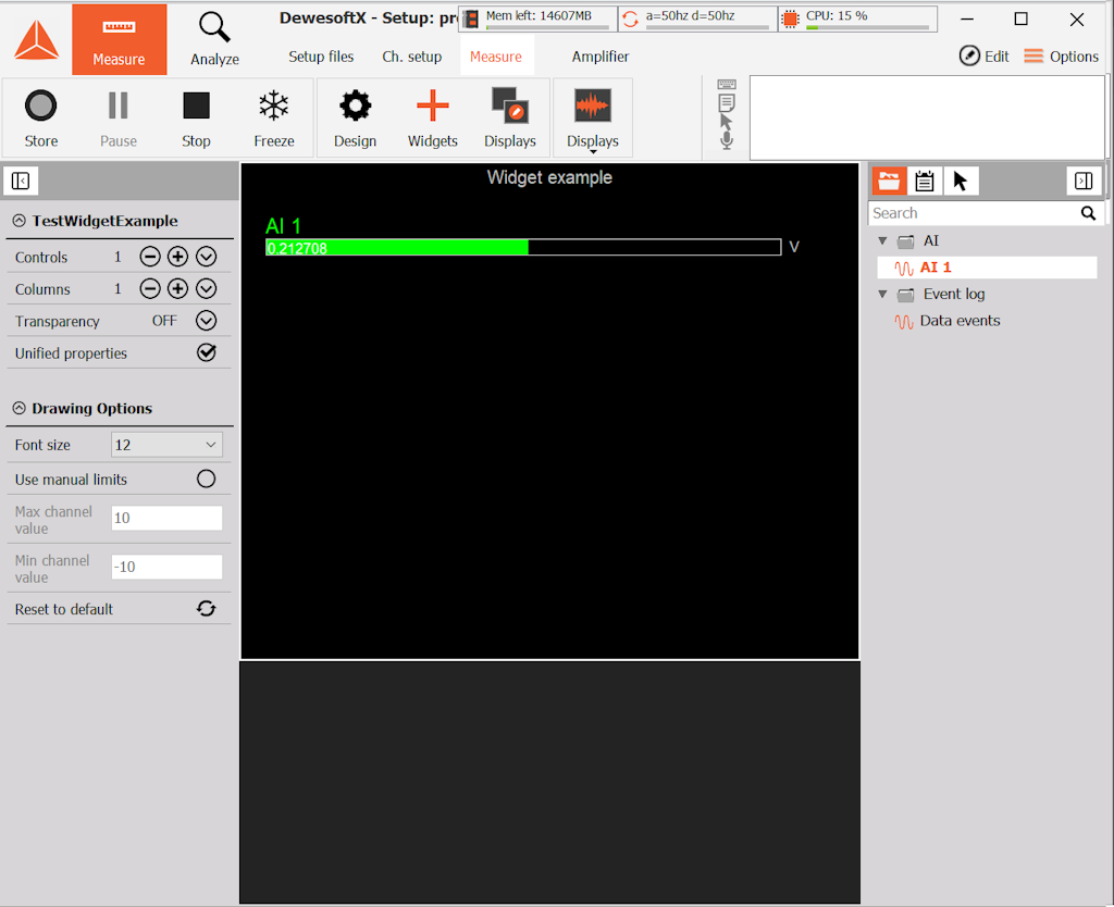 Widget already contains an example of a widget Widget already contains an example of a widget
